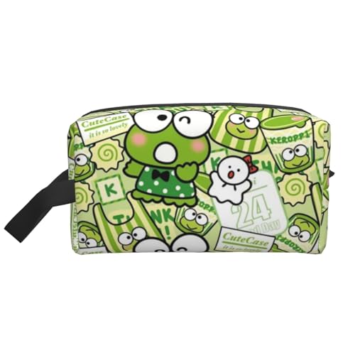 けろけろけろっぴ 化粧ポーチ トイレタリーバッグ トラベルバッグ 軽量 ミニポーチ おしゃれで かわいい 化粧品収納袋 人気 アニメ ユニセックス 男女兼用