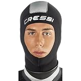 Cressi Hood Man - Neopren 5mm Kopfhaube Herren - Ausgezeichnette Passform, L (5-6-7)