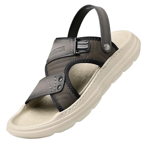 Sandalias suaves para hombre con diseño extra ancho y suela de espuma ligera