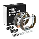 RIDEX 3859B0238 Bremsenset Trommelbremse Bremsbacken Satz mit Radbremszylinder mit Handbremshebel Hinten Kompatibel mit VW Golf 2 19E, 1G1 Golf 1 Cabriolet 155 Polo Coupe 86C, 80 Golf 1 17