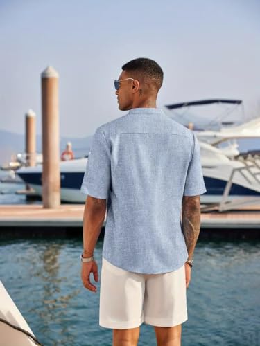 Image of Lymio Men Shirt || Kurta Style Shirt|| Half Sleeve || Solid Kurta Style (Available Also Packs) (Short-Kurta)