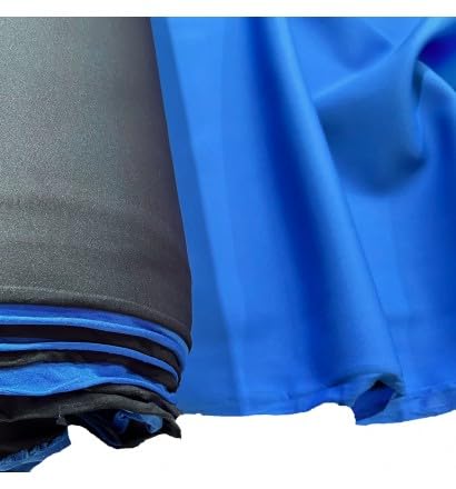 EU Fabrics Rubberized Neoprene Soft Dress Fabric | Flexible for Crafting Wetsuits, Sports Support, and Cable Sleeving | Perfect for DIY Projects | Durable and Comfortable (Royal)