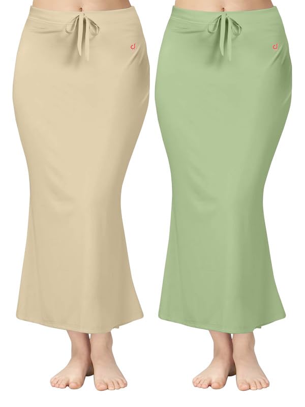 Image of TRENDMALLS Women Saree Shapewear Petticoat for Women, Cotton Blended,Petticoat,Skirts for Women,Shape Wear Dress for Saree Shaper(Combo-Pack)