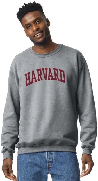 Ivysport Crewneck Sweatshirt, Unisex, Essential Logo, Premium Grey Heavyweight Cotton Blend Fleece