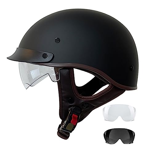 Retro Casco Mezzo Casco Jet Moto Casco Aperto