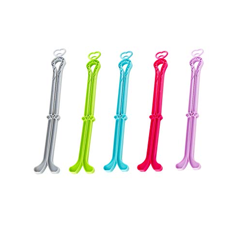 LANGING 5 Packungen Stiefel Kniehohe Schuhe Clip Ständer Rack Halter Faltbarer Stiefel Shaper Ständer, mehrfarbig, Einheitsgröße Cover