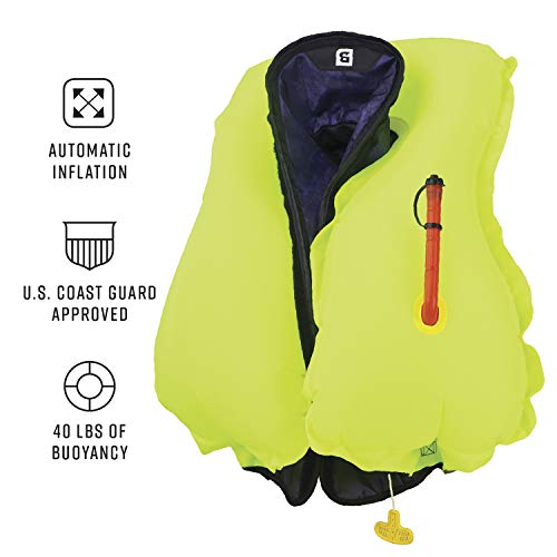 Bluestorm Gear Atmos 40 Inflatable PFD Life Jacket (Nitro Red) US