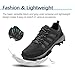 TRAILBLITZ Men's Hiking Shoes Fashion Walking Sneakers Outdoor Casual Workout Footwear Non Slip Comfortable Lightweight Breathable Trekking Climbing Backpacking Trail Running(9 Men，BlackGray)