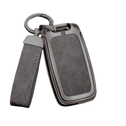 亜鉛合金レザーカーキーケースキーバッグシェルプロテクターホルダーゴルフ4 5 6 7 8 MK4 MK5 MK6 MK7 MK8 GTIキーチェーンアクセサリーに対応(Style 3)