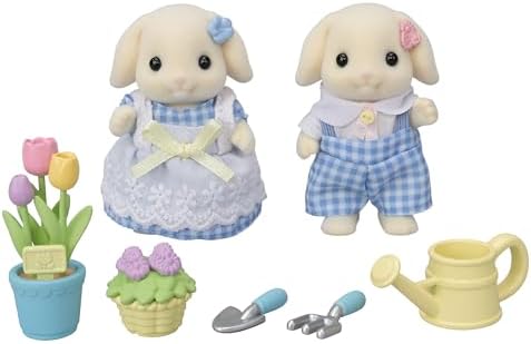 Sylvanian Families - Blossom Gardening Set - Flora Rabbit Sister ...