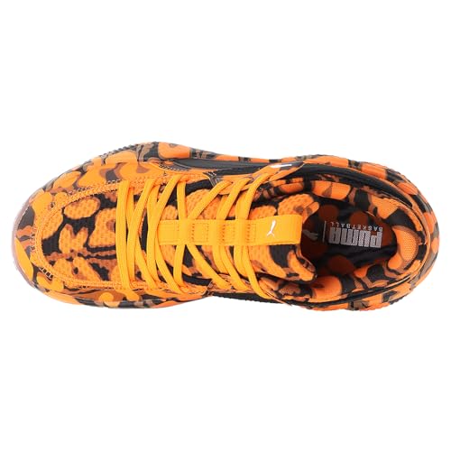 PUMA Womens Court Rider Maverick Graphic Basketball Sneakers Shoes - Orange - Size 7.5 M4