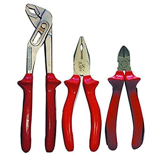 Tec Hit 350300 3 Stück Zangen Griffe 2 Materialien