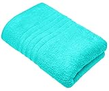 ✔ Con el tamaño de aprox. 220 x 85 cm, esta toalla XL de 100% algodón también es ideal para personas grandes como base de sauna y como toalla de playa.
