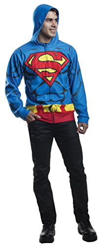 Rubie's Marvel Men's Superman Hoodie, Multi, Medium/Large