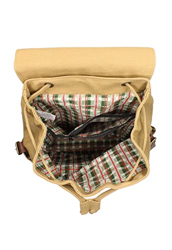 Mochila Lenna's Lona Vintage 085 Caqui