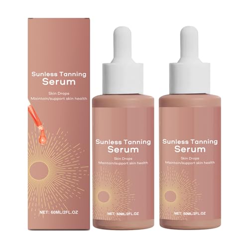 Boxiatil Sunless Tanning Serum – Sonnenlose Bräunungstropfen für ein strahlendes Hautbild, Tropfen zur Natürlichen Steigerung des Melanins für einen ebenmäßigen Teint.Sonnenfreies Bräunungsessenz