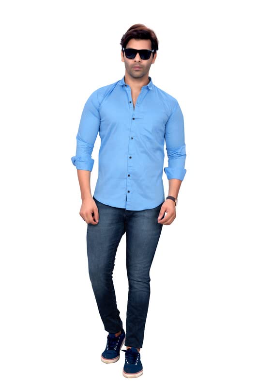Image of Men's Cotton Regular Fit Fullsleeves Fomal Shirt