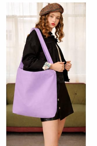 Image of Lify Women's Retro Large Size Canvas Shoulder Bag Hobo Crossbody Handbag Casual Tote - 1 Piece