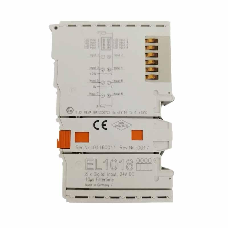NURII Terminal Module, EL1018, Terminal 8-Channel Digital Input 24 V DC 10 S