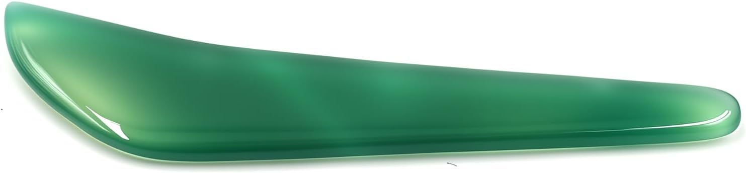 Dtacke Green 11cm/4.3" Polishing Burnisher Natural Agate Knife Gold Silver Jewellery Hand Polishing Burnisher Tool