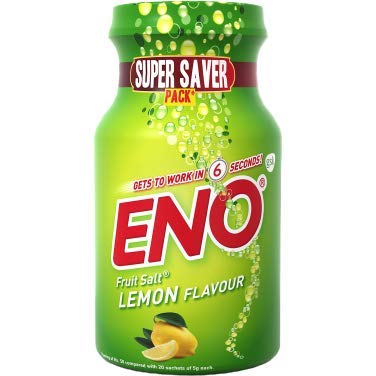 Pack Of 5 - ENO Fruit Salt Lemon - 100 Gm