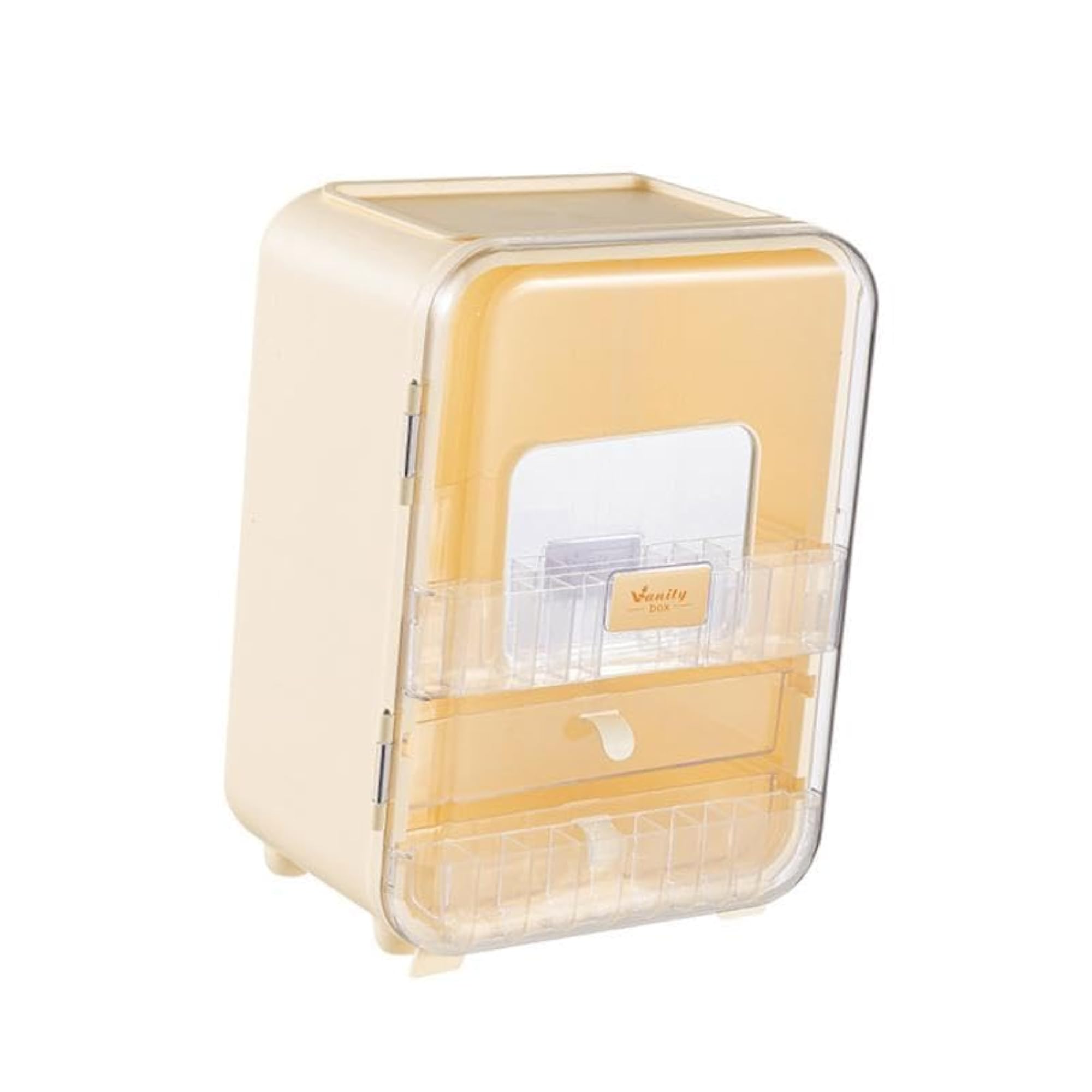 Cosmetic Storage Box with Visible Drawers, Makeup Case