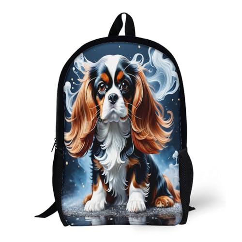 Sac à dos de voyage haute capacité Cocker Spaniel ergonomique 17" - 6