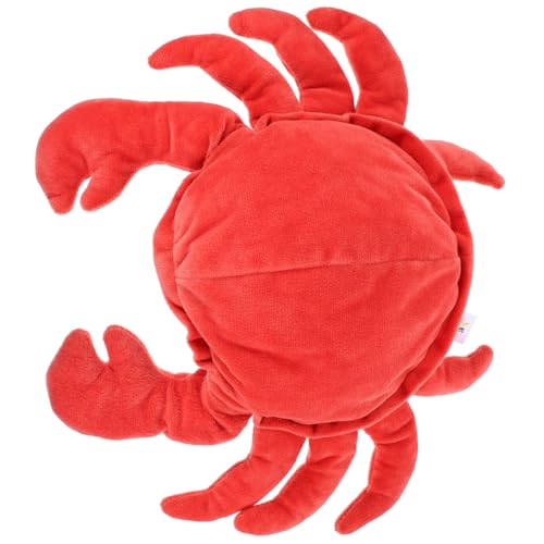 NOLITOY Marioneta de Mano Cangrejo Creativa para Cuentos y Interactivos Cómoda para de Peluche para Narración y Roles