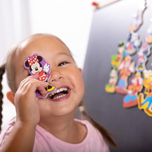 Melissa & Doug Disney Mickey Mouse Wooden Character Magnets (20 pcs) Toys for Disney Fans, Mickey Mouse Fridge Magnets, Pretend Play & Toddler Toys for Kids Ages 2+ image 8