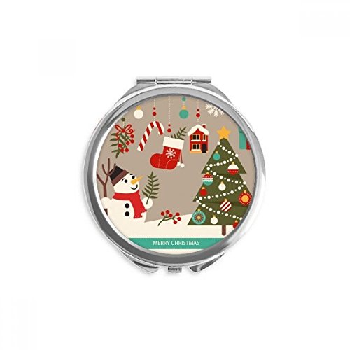 Espejo redondo de bolsillo ideal para regalo del festival de Navidad
