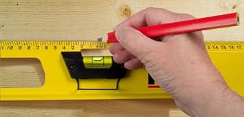 Stanley - FatMax I-Profile Water Scale II (120 cm Length, 2 Vertical Water Scales / 1 Horizontal Water Scale, Aluminum) 1-43-555