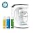 AquaTru Carafe Alkaline Mineral Boost | Countertop Water Purifier for PFAS & Other Contaminants Exclusive 4-Stage Ultra Reverse Osmosis Technology (No Plumbing/Installation Required) BPA Free