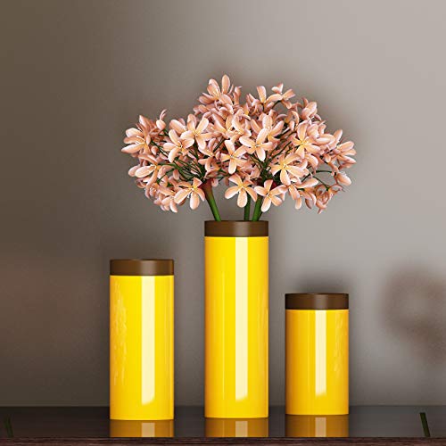 Livelynine Zelfklevende folie, geel, zelfklevend behang, meubelfolie, hoogglans folie voor meubels, kasten, kinderkamer… - Image 4