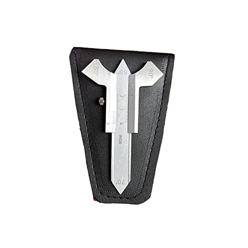 Calibrador de soldadura acero inoxidable 0-20mm miniatura 4