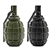 Zhongren CS Hand Grenades Toys Model Spring Powered Impact for Battle Games Tactcial Airsoft Paintball (F1-BK)