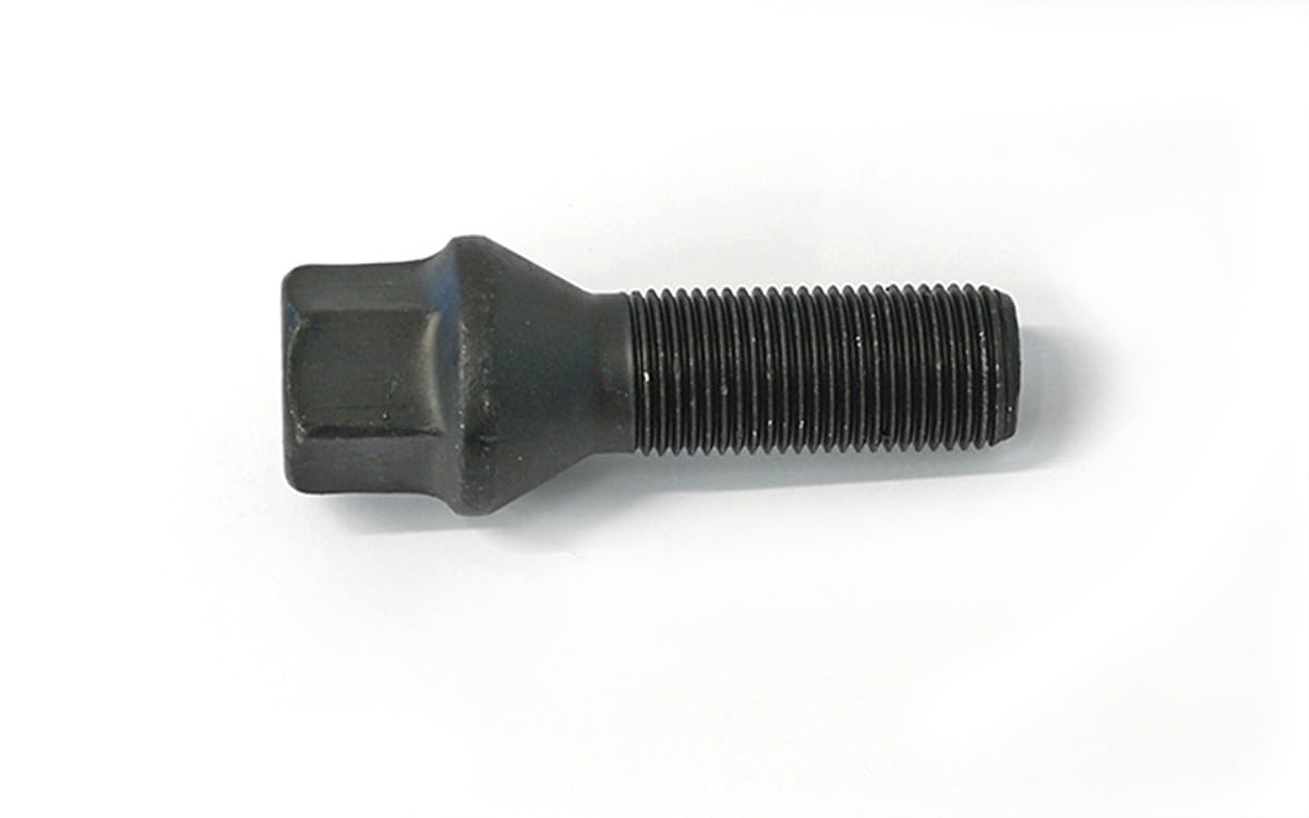 H&R Tornillo de Rueda Cónico M14x1.25 - Longitud 40mm - Negro