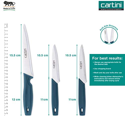 Set Cuchillos Cocina 3 Piezas Acero Inox miniatura 4