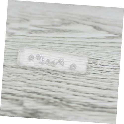 Tubos plásticos transparentes para almacenamiento de monedas, 20 piezas miniatura 6