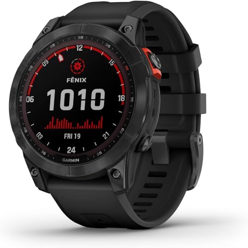 Garmin F Nix 7 Solar, Reloj Gps Multideporte Con Carga Solar, Pantalla Táctil, Frecuencia Cardíaca, Mapas Y Música, Negro Garmin F Nix 7 Solar, Reloj Gps Multideporte Con Carga Solar, Pantalla Táctil, Frecuencia Cardíaca, Mapas Y Música, Negro