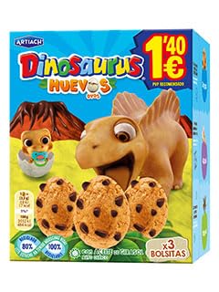 Biscuits œufs de dinosaures chocolat pour réveiller les souvenirs d'enfance en famille