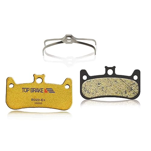Top Brake Pastillas de Freno BD20 Bicicleta de Disco para Formula Cura 4 (Premium E+ (Compuesto de Bicicleta eléctrica) -Oro)