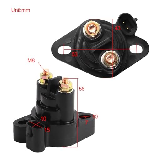 Relais Démarreur Solénoïde pour Remplacement Pièce Quad Électrique 12V - 3