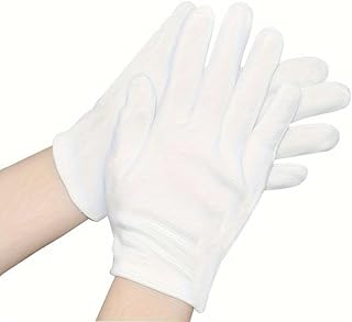 2 Pairs 100% Cotton Moisturising and Protective Gloves Cotton Gloves for Eczema & Dry Hands,-picture-22