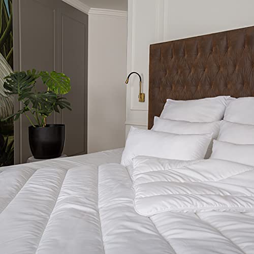 FAM Home Kissen 50x60 2er Set Weiches Mikrofaser - Kopfkissen 50x60 Allergiker mit Optimaler Stütze für Nacken und Kopf - Innenkissen Atmungsaktiv Feuchtigkeitsregulierend Antibakteriell
