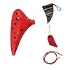 YINGJUN 12 Hole Alto C Ocarina ABS Materiaal Zoete aardappelvorm Fluit met 2 beschermende zakken Muzikale geschenk voor…