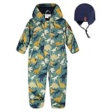 Deux par Deux Baby Boy Mid-Season One- Piece Outerwear With Hat
