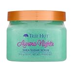 Tree Hut Aurora Nights Shea Sugar Scrub, Exfoliating, Hydrating & Moisturizing Body Scrub with Shea Butter & Nourishing Essential Oils, Smooth & Soften Skin, 18 oz