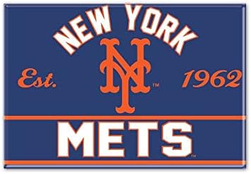 Wincraft New York Mets 2.5" x 3.5" Metal Team Logo Magnet (6 Pack) image 2