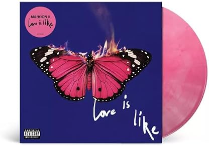 Love Is Like, Bubblegum Vinyl LP, Alternative Cover with Exclusive Poster por Maroon 5, capa do álbum