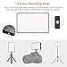 Namolit ST120 Pocket LED Video Light Rechargeable Fill Light 2500K-9000K Dual Color Temperature Dimmable CRI95+ with Silicone Diffuser 6 Color Filters for Vlog Live Streaming